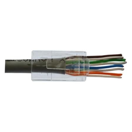 Кабели, адаптеры, разветвители Lanmaster LAN-EZ45-8P8C/U6-100 (100 шт) [LAN-EZ45-8P8C/U6-100]