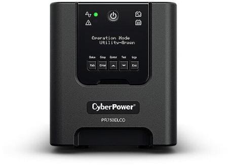 Источники бесперебойного питания CyberPower Professional Tower PR750ELCD [PR750ELCD]