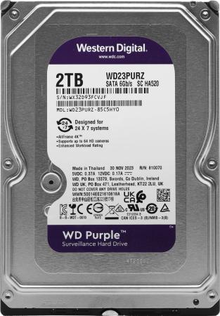 Жесткие диски WD Purple 2TB WD23PURZ [WD23PURZ]