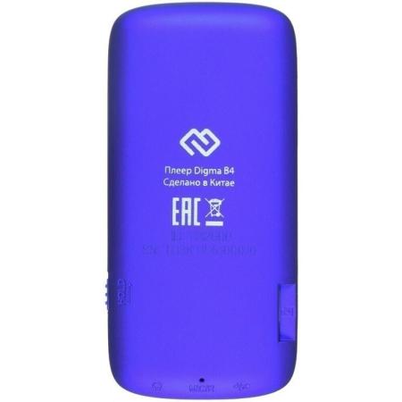 Плееры Digma B4 8GB (синий) [1132600]