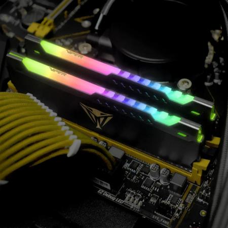 Оперативная память Patriot Viper Steel RGB 2x32GB DDR4 PC4-28800 PVSR464G360C0K [PVSR464G360C0K]