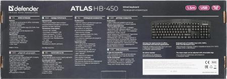 Клавиатуры Defender Atlas HB-450 RU [45450]