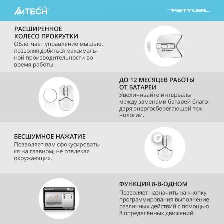 Мыши A4Tech FG12S (черный)