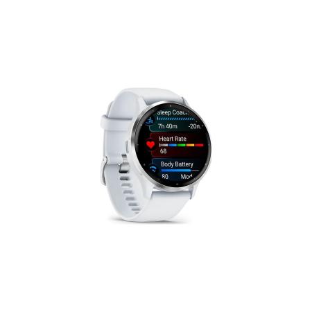 Умные часы и браслеты Garmin Venu 3 (белый, с силиконовым ремешком) [010-02784-00]