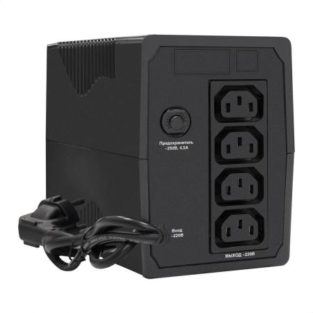 Источники бесперебойного питания ExeGate Power Back BNB-600.LED.AVR.C13.RJ [EP285538RUS]