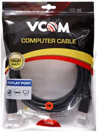 Кабели, адаптеры, разветвители VCOM CG632-3M DisplayPort - DisplayPort (3 м, черный) [CG632-3M]