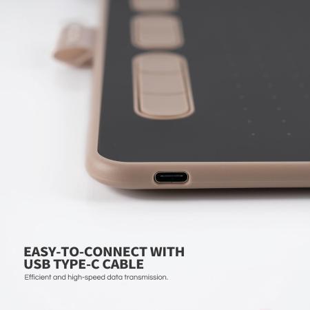 Графические планшеты Parblo Ninos M (розовый)