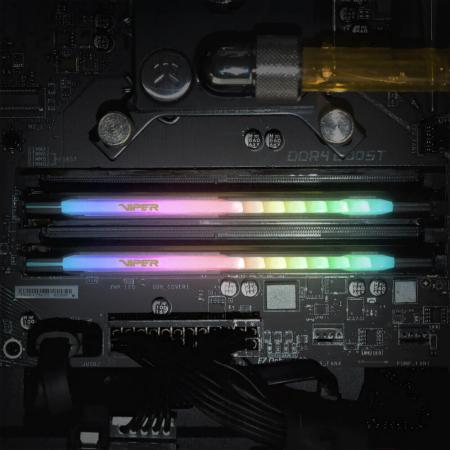 Оперативная память Patriot Viper Steel RGB 2x32GB DDR4 PC4-28800 PVSR464G360C0K [PVSR464G360C0K]