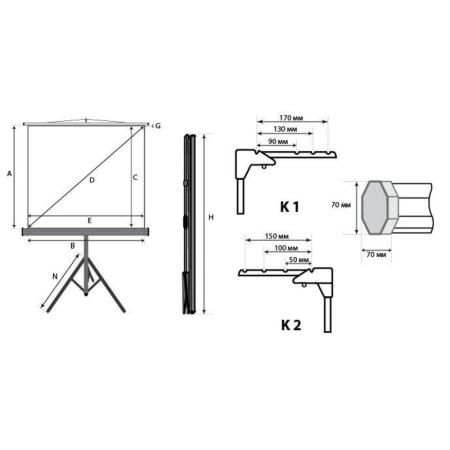 Проекционные экраны Lumien Master View 244x244 (LMV-100105)