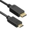Кабели, адаптеры, разветвители Buro BHP-DPP-HDMI-3 (3 м, черный) [BHP-DPP-HDMI-3]