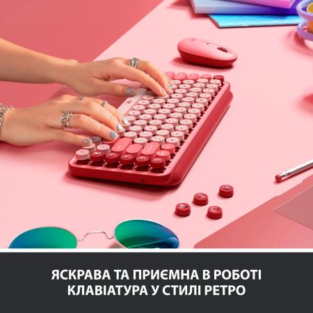 Клавиатуры Logitech Pop Keys Heartbreaker 920-010718 [920-010718]