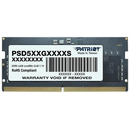 Оперативная память Patriot Signature Line 32ГБ DDR5 SODIMM 4800 МГц PSD532G48002S [PSD532G48002S]