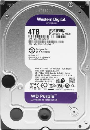 Жесткие диски WD Purple 4TB WD43PURZ [WD43PURZ]