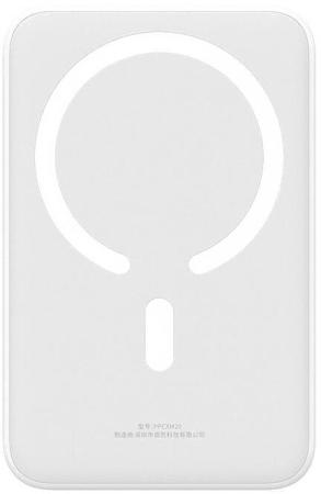 Портативные зарядные устройства Baseus Magnetic Mini Wireless Fast Charge Power Bank 20W 20000mAh (белый) [PPCX150002, 6932172628796]