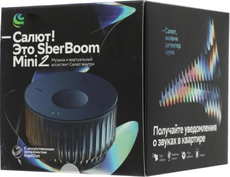Беспроводные и портативные колонки Sber SberBoom Mini 2 (титановый синий) [SBDV-00250B]