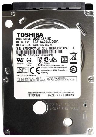 Жесткие диски Toshiba MQ04ABF100 1TB [MQ04ABF100]