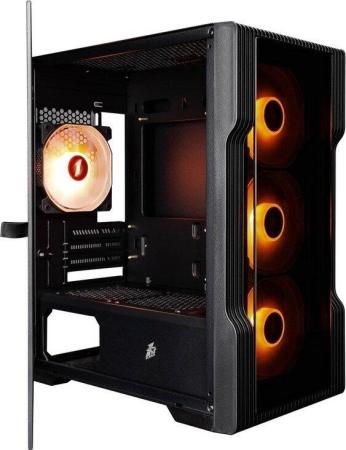 Корпуса 1stPlayer Trilobite T3-G ARGB T3-G-BK-4F7 [T3-G-BK-4F7]