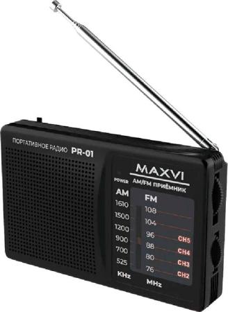Радиоприемники Maxvi PR-01 (серый) [4620039115986]