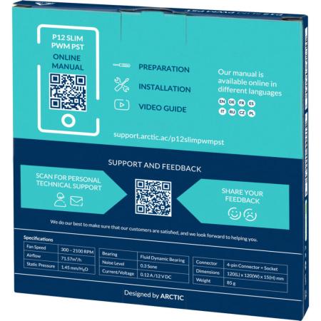 Системы охлаждения Arctic P12 Slim PWM PST ACFAN00187A [ACFAN00187A]
