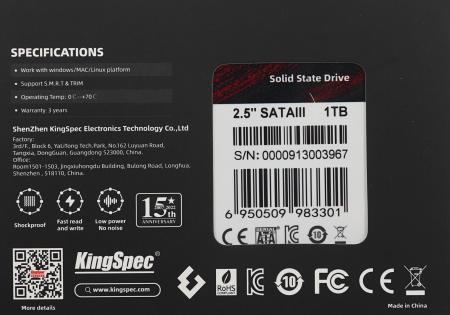 SSD KingSpec P3 1TB