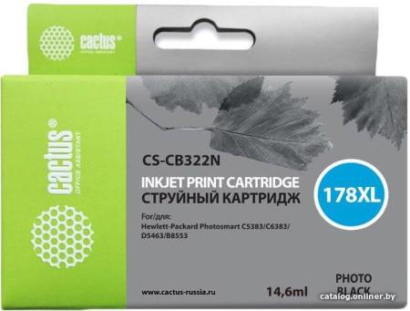 Картриджи для принтеров и МФУ CACTUS CS-CB322N (аналог HP 178XL (CB322HE)) [CS-CB322N]