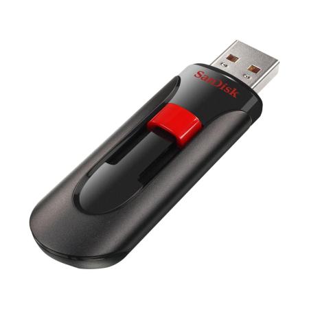 USB Flash SanDisk Cruzer Glide 64GB Black [SDCZ600-064G-G35] [SDCZ600-064G-G35]