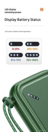 Портативные зарядные устройства Usams US-CD150 PB56 10000mAh (зеленый)