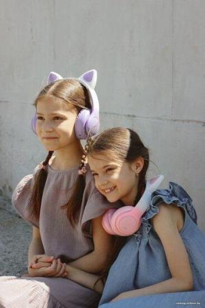 Наушники и гарнитуры Miru Cat EP-W10 (розовый) [W101]