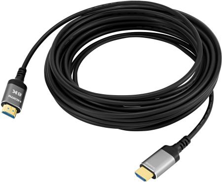 Кабели, адаптеры, разветвители Digma HDMI 2.1 AOC (50 м, черный) [1934173, HDMI-AOC2.1-50]