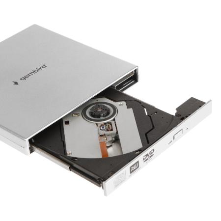 Оптические приводы Gembird DVD-USB-02-SV Оптические приводы Gembird DVD-USB-02-SV