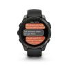 Умные часы и браслеты Garmin Fenix 8 Sapphire, Titanium 47мм (угольно-черный DLC, пепельно-черный силиконовый ремешок) [010-02904-21]