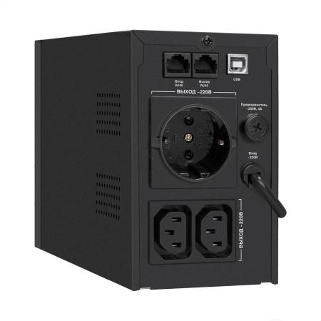 Источники бесперебойного питания ExeGate SpecialPro Smart LLB-1000.LCD.AVR.1SH.2C13.RJ.USB EX292788RUS [EX292788RUS]