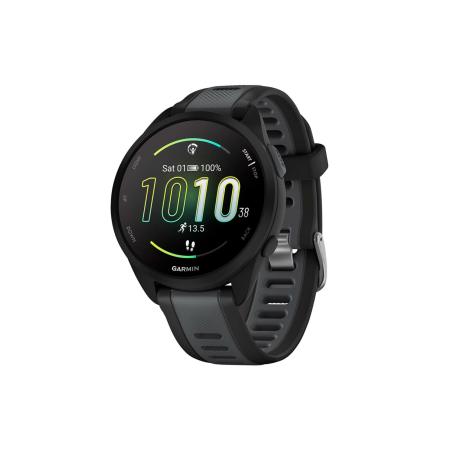 Умные часы и браслеты Garmin Forerunner 165 (черный/сланцево-серый) [010-02863-20]