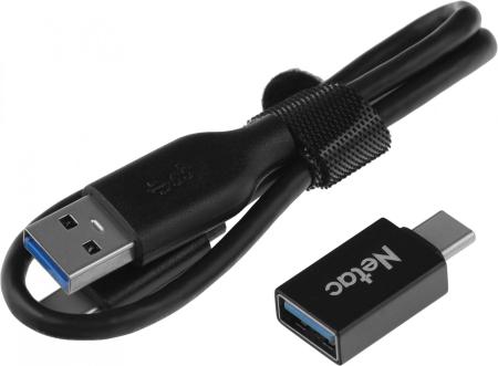 Внешние накопители Netac Z Slim 1TB NT01ZSLIM-001T-32BK [NT01ZSLIM-001T-32BK]