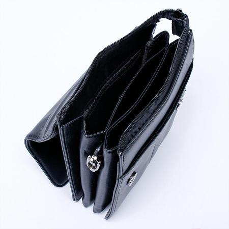 Женские и мужские сумки Poshete 250-9011-2-BLK (черный) [250-9011-2-BLK]