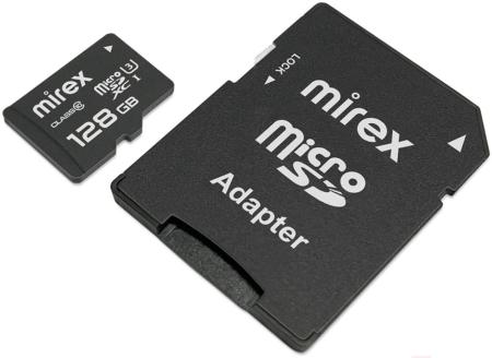 Карты памяти Mirex microSDXC 13613-AD3UH128 128GB (с адаптером) [13613-AD3UH128]