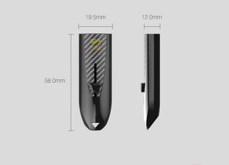 USB Flash Silicon-Power Blaze B25 64GB (черный) [SP064GBUF3B25V1K, 4712702657777]