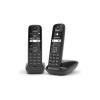 Радиотелефоны DECT Gigaset AS690 DUO (черный)