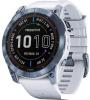 Умные часы и браслеты Garmin Fenix 8 43мм (серебристый, белый ремешок) [010-02903-00]