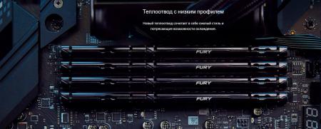 Оперативная память Kingston FURY Beast 16GB DDR5 PC5-41600 KF552C40BB-16 [KF552C40BB-16, KF552C40BB/16]