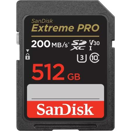 Карты памяти SanDisk Extreme PRO SDXC SDSDXXD-512G-GN4IN 512GB [SDSDXXD-512G-GN4IN]