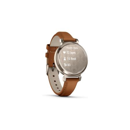 Умные часы и браслеты Garmin Lily 2 Classic (кремовое золото/коричневый) [010-02839-02]