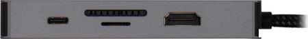 USB-хабы и док-станции Digma DS-809 [DS-809, 2023119, 4630143157109]