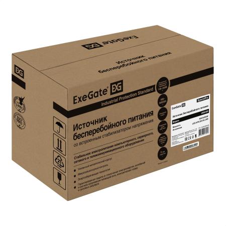 Источники бесперебойного питания ExeGate SpecialPro UNB-600.LED.AVR.2SH.RJ.USB EX292764RUS [EX292764RUS]
