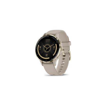 Умные часы и браслеты Garmin Venu 3S (френч-грей, с силиконовым ремешком) [010-02785-02]