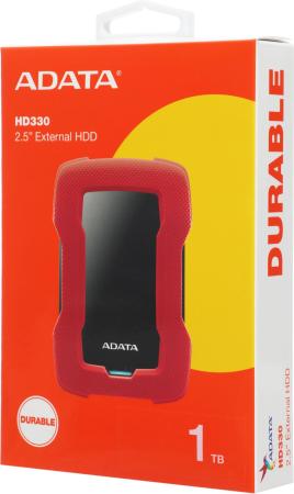 Внешние накопители ADATA HD330 AHD330-1TU31-CRD 1TB (красный) [AHD330-1TU31-CRD]