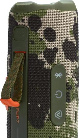 Беспроводные и портативные колонки JBL Flip 7 (камуфляж) [JBLFLIP7SQUAD, JBLFLIP7SQUADAM]