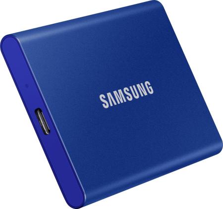 Внешние накопители Samsung T7 2TB (синий) [MU-PC2T0H/WW]