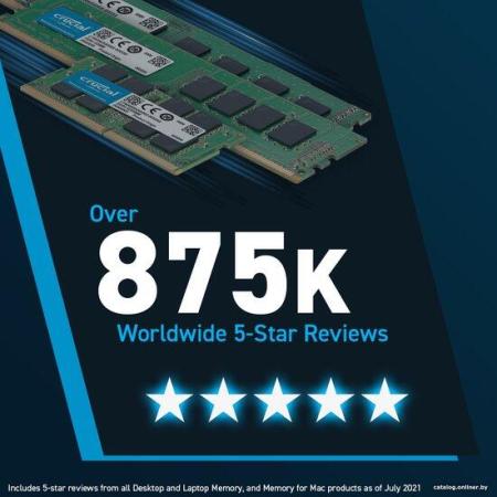 Оперативная память Crucial 8ГБ DDR5 5600 МГц CT8G56C46U5 [CT8G56C46U5]