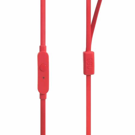 Наушники и гарнитуры JBL Tune 110 (красный) [JBLT110RED]